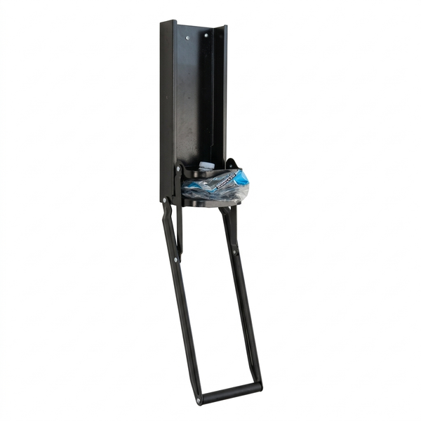 BIG CAN CRUSHER full side view โ wall-mounted heavy duty metal can and bottle crusher